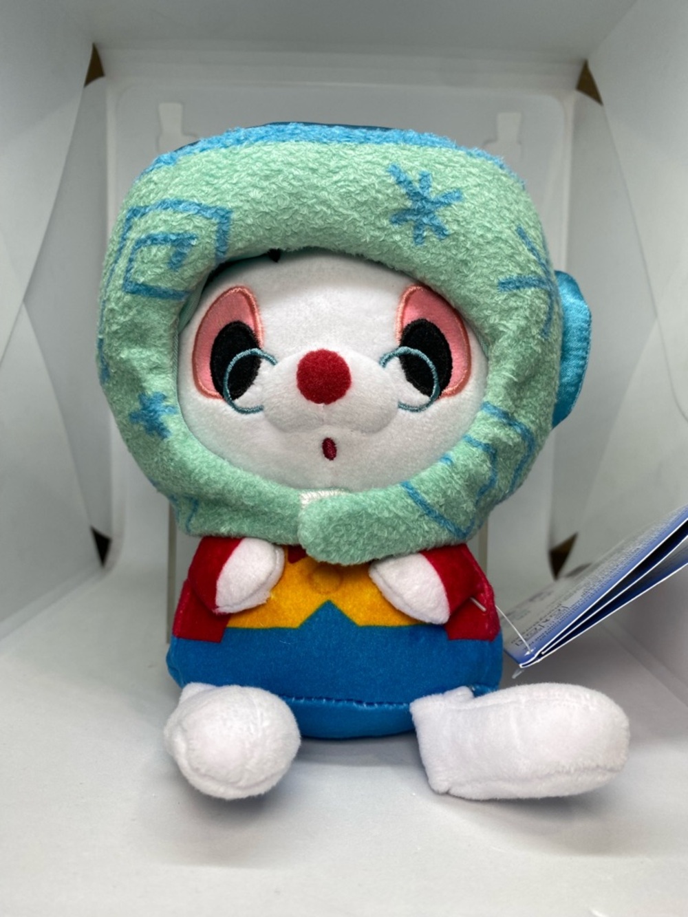 Disney Parks White Rabbit Plush Mini Mixits Alice in Wonderland Teacup Hat NEW
